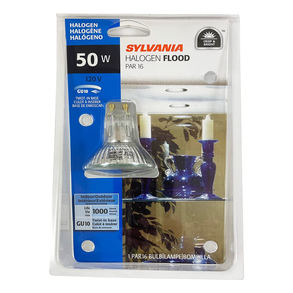 Sylvania 59020 - 50PAR16/HAL/GU10/FL/CLAM PAR16 Halogen Light Bulb