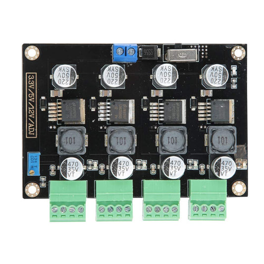 Multi-Channel Switching Power Supply Module with 3.3V/5V/12V/ADJ Adjustable Voltage Output Converter,LM2596 Excellent Chip Power Supply,with 4-Way…
