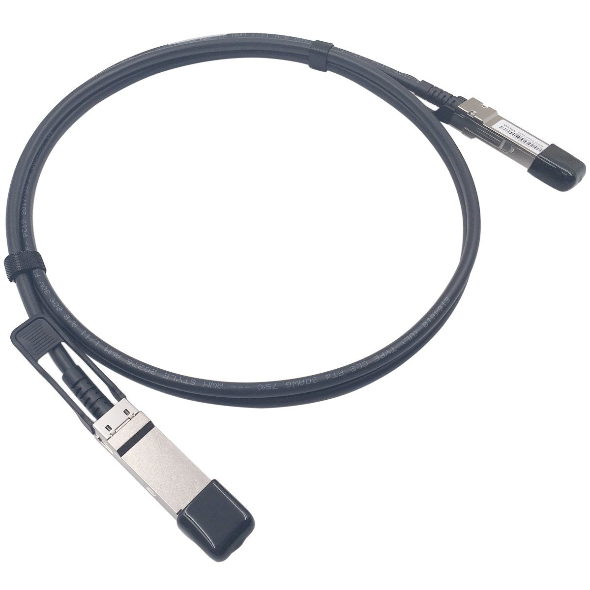 Wiitek 2M QSFP+ DAC Twinax Cable, 40GbE QSFP+ Direct Attach Copper Cable,30AWG Black, for Cisco QSFP-H40G-CU2M, Dell, Ubiquiti, D-Link, Juniper
