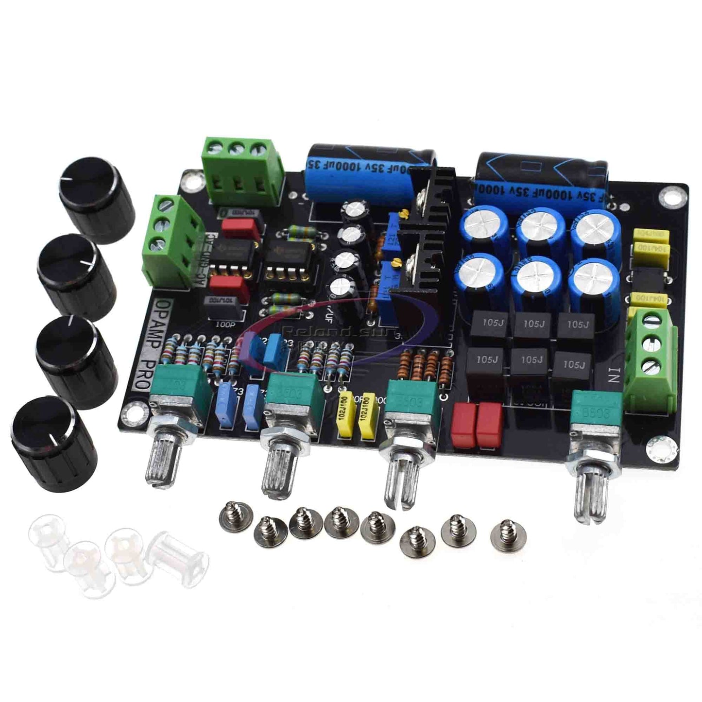 Reland Sun NE5532 Tone Preamp Board OP-AMP HIFI Amplifier Preamplifier Volume Tone Control Board