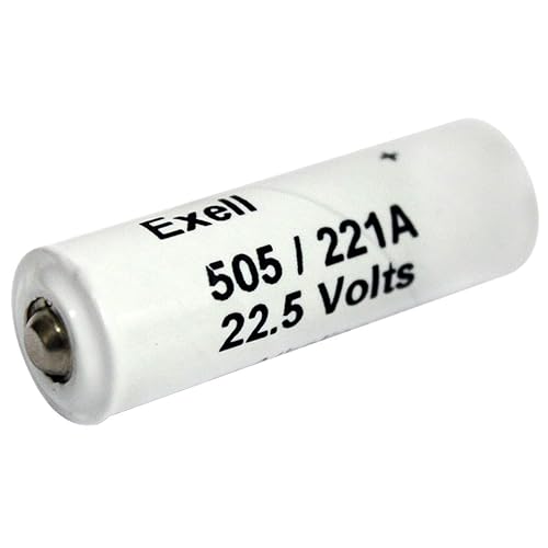 Exell 505A/A221 22.5V 60mAh NEDA 221 Alkaline Battery Fits Replaces Bolsen Flash Unit, Ricoh 500 Flash Unit, Kodak Brownie Flashholder 4, 15F15…