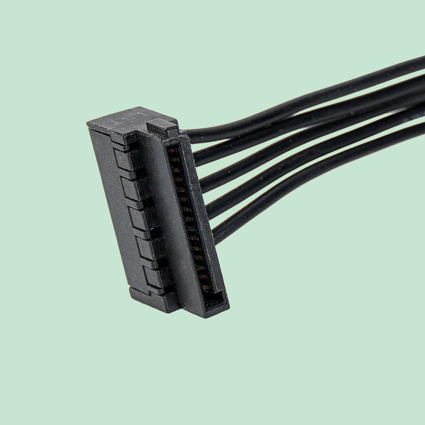 YSIUENG 15 pin to 4 SATA Power Extension Cable for Hard Disk Driver HDD SSD DVD - 50cm ?2 Pieces?