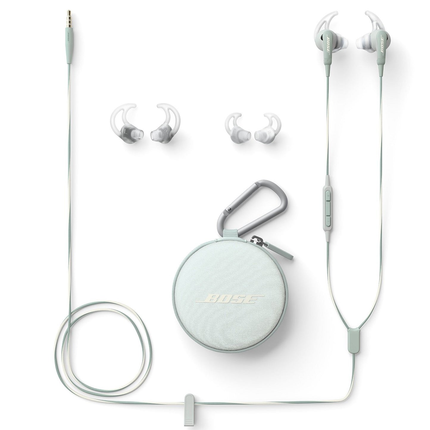 Bose SoundSport in-ear headphones - Apple devices, Frost (Renewed)
