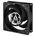 ARCTIC P8 Silent - PC Fan, 80mm Case Fan, Pressure-optimised, Very Quiet Motor, Computer, Fan Speed: 1600 RPM - Black