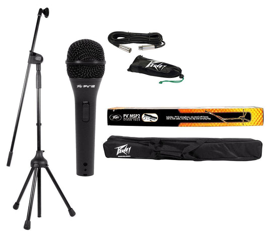 Peavey MSP2 XLR Microphone Stand Package