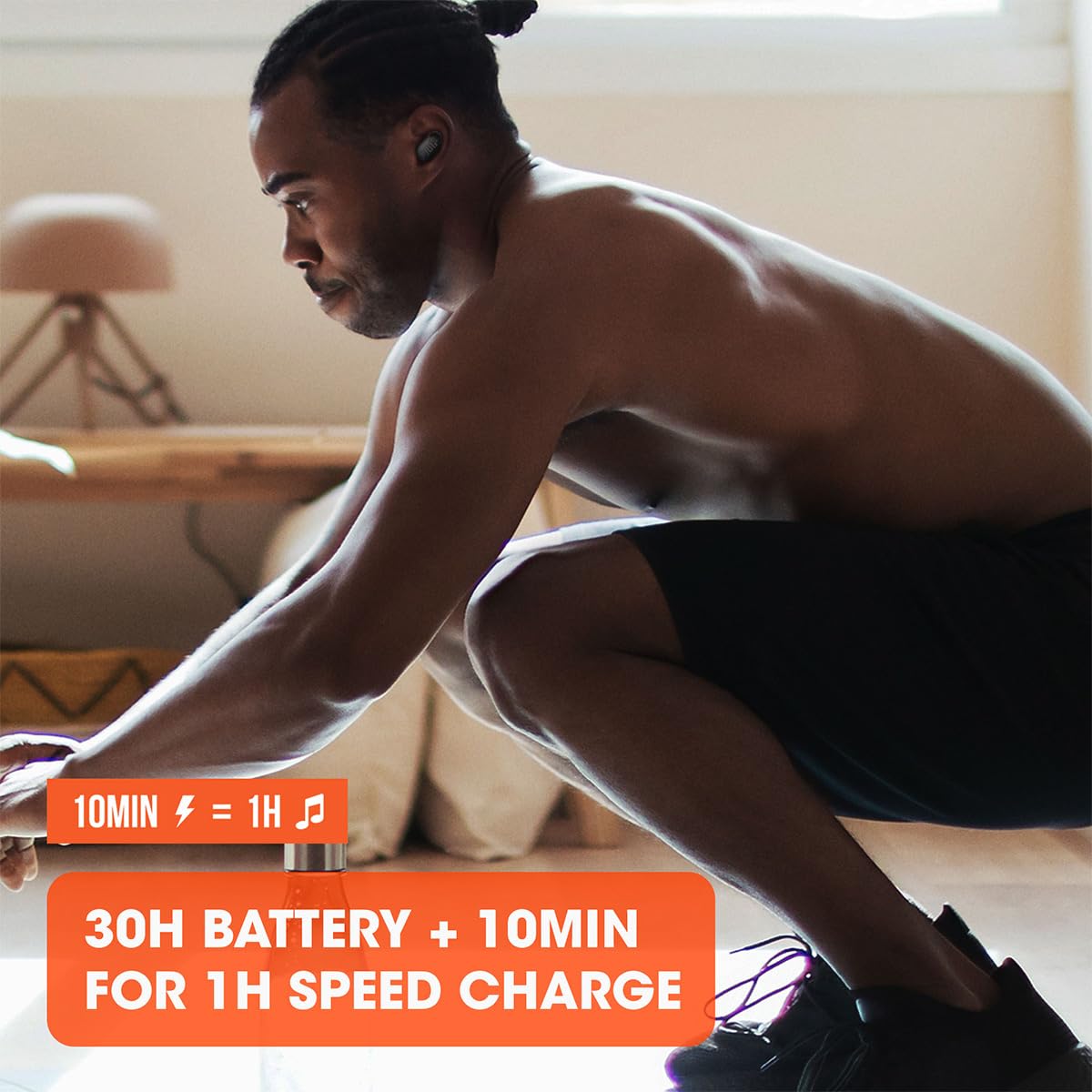 JBL Endurance Race TWS - Waterproof true wireless active sport earbuds, JBL Pure Bass Sound, Up to 30 hours of battery life, IP67 Waterproof