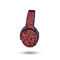 MightySkins Carbon Fiber Skin Compatible with Skullcandy Crusher ANC 2 - Red Modern Camo | Protective, Durable Textured Carbon Fiber Finish | Easy…