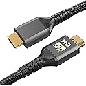 FAzuFlt 3m/9.84ft 4K HDMI Cable, High Speed, 18Gbps, HDMI 2.0 Cable, 3D, eARC, Braided HDMI Cord, Compatible UHD TV, Blu-ray, PS4, PC, Projector