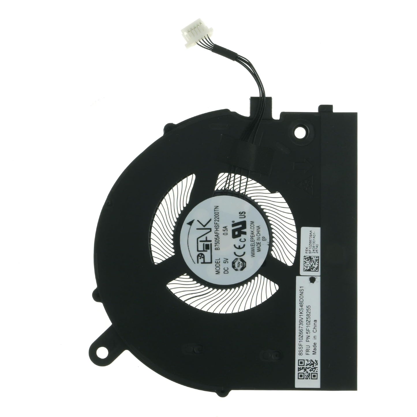 Replacement CPU Cooling Fan for Lenovo ThinkPad L13 Gen 3 4 5 L13 Yoga Gen 3 4 S2 Gen 7 8 9 S2 Yoga Gen 7 8 9 X1 Carbon 12th Gen 5F10Z58251 5F10Z58252