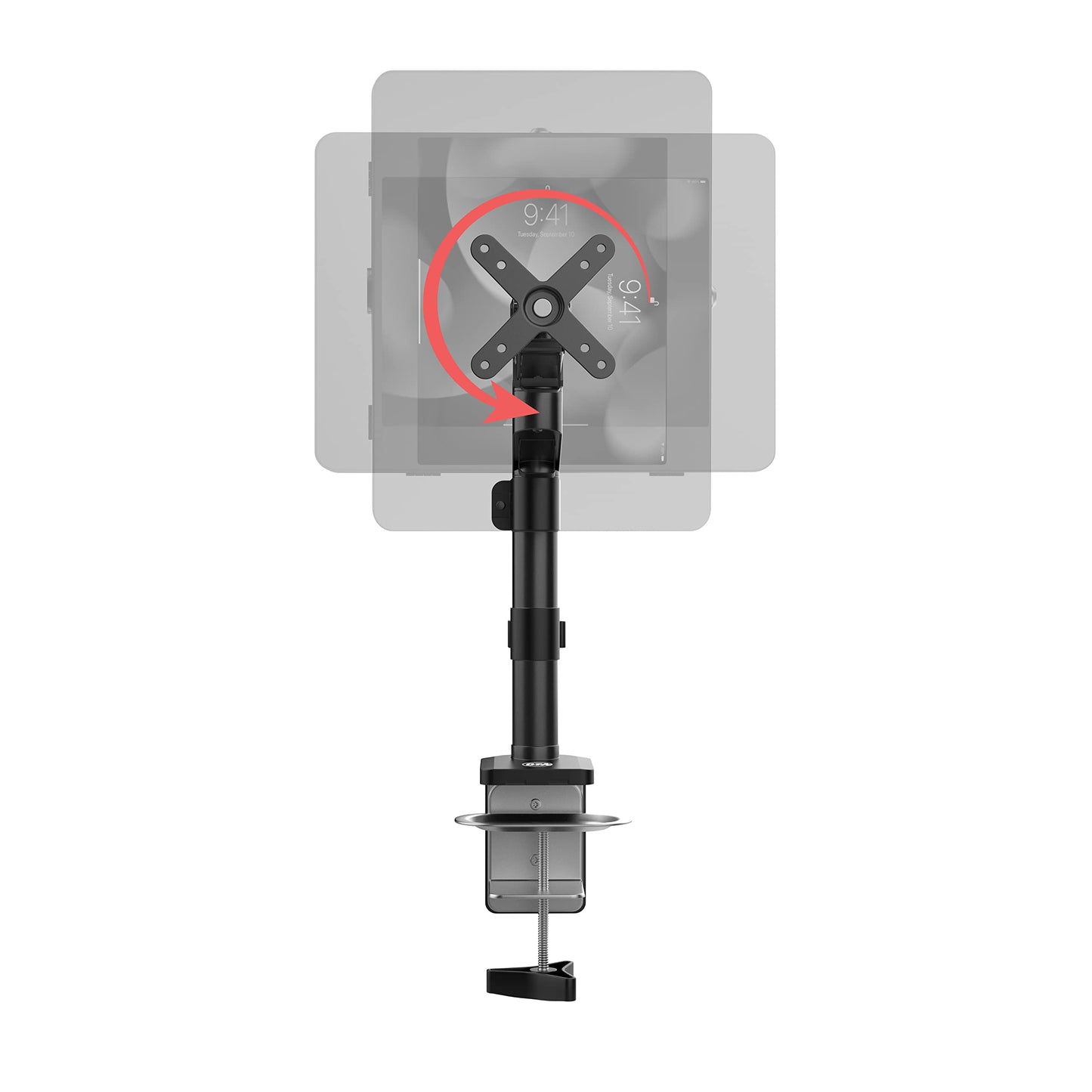 Articulating Desk Mount w/Clamp, Grommet and Cable Management