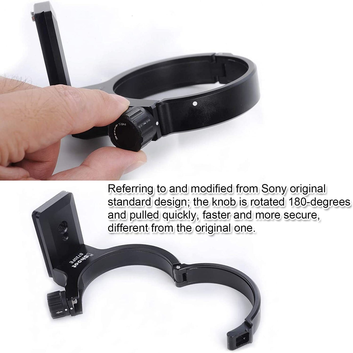 Tripod Mount Ring Lens Collar Compatible with Sony FE 70-200mm f/4 G OSS Lens SEL70200G, Lens Support Holder Bracket Bottom is Arca-Swiss Fit Quick