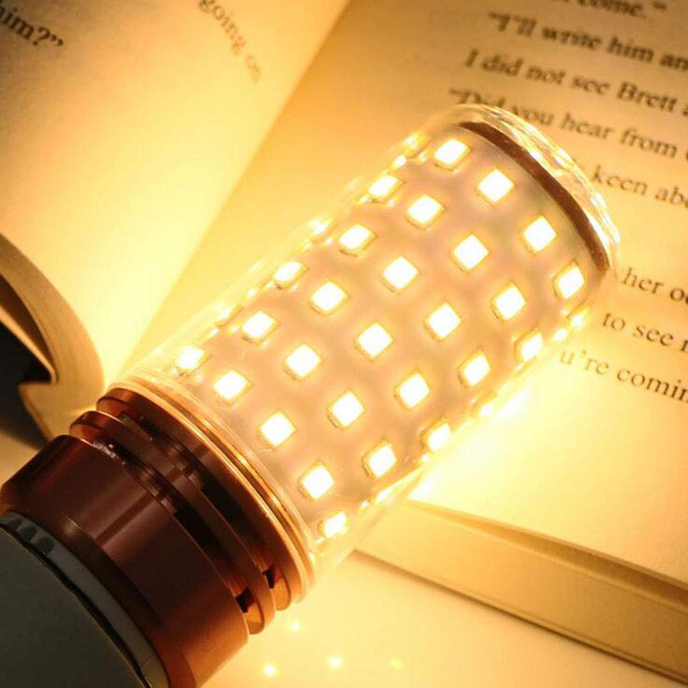 Edearkar E12 LED Corn Bulbs 16W (4 Pack) 3000K Warm White 80 LEDs 2835 SMD 1500LM 120W Incandescent Equivalent Decorative Candle Base Chandelier