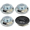 WMYCONGCONG 4 PCS 1.5" 4ohm 3W Full Range Audio Speaker Stereo Woofer Loudspeaker for Arduino and DIY Speaker, Color Random