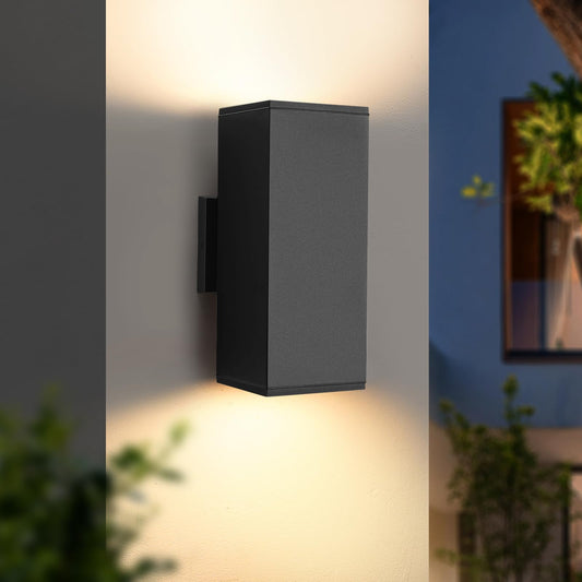 Outdoor Light Fixture Wall Mount, Exterior Lighting fixtures for Outside, Front Porch Lights, Waterproof Wall Sconce Lamp, Black Coach Lights