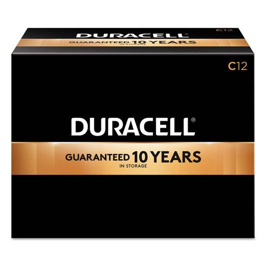 Duracell PGD MN1400 Coppertop Battery, Alkaline, C Size (Pack of 72)