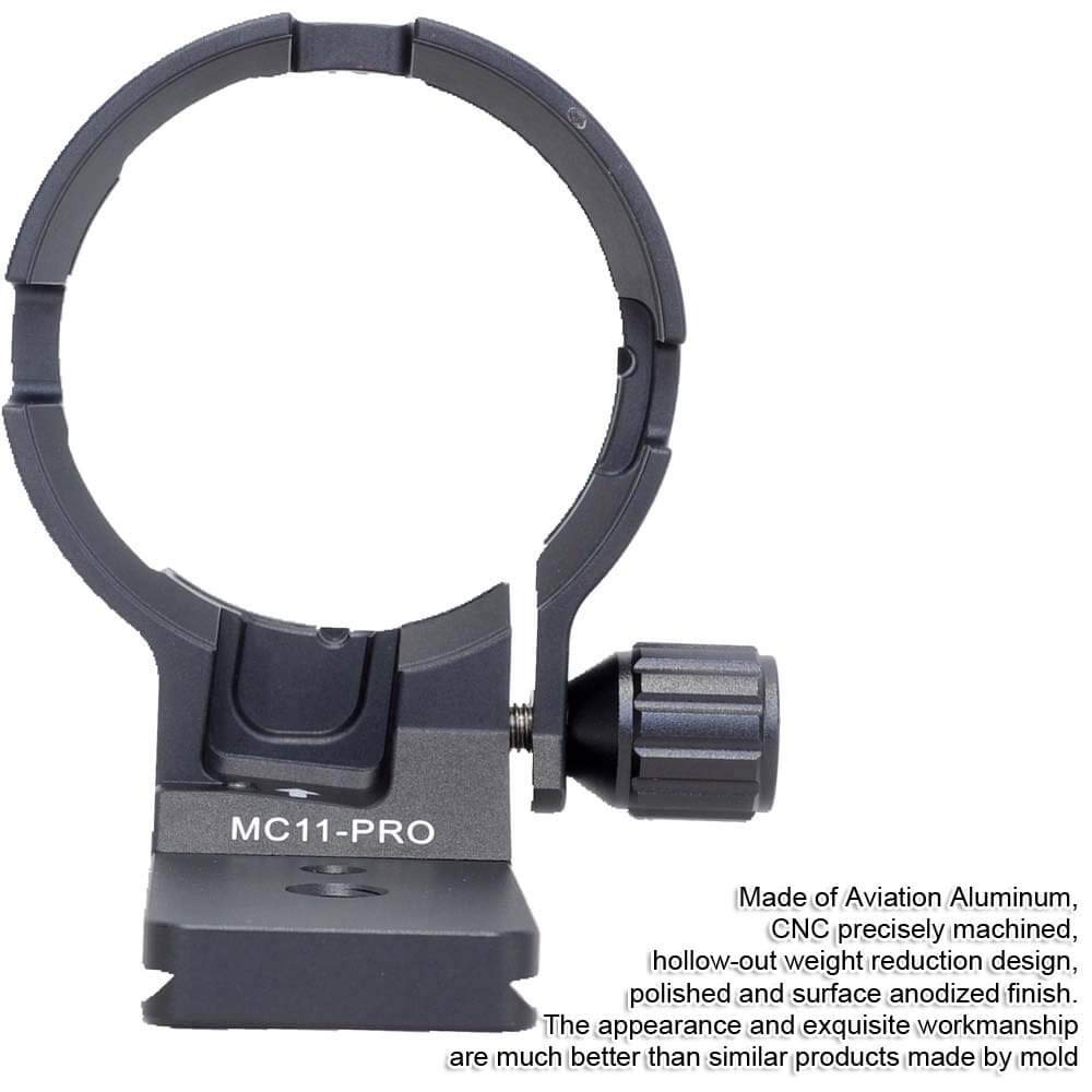 iShoot Lens Collar Tripod Mount Ring Compatible with Canon EF-E Sigma MC-11 Mount Converter Lens Adapter Ring, Lens Support Holder Bracket Bottom is
