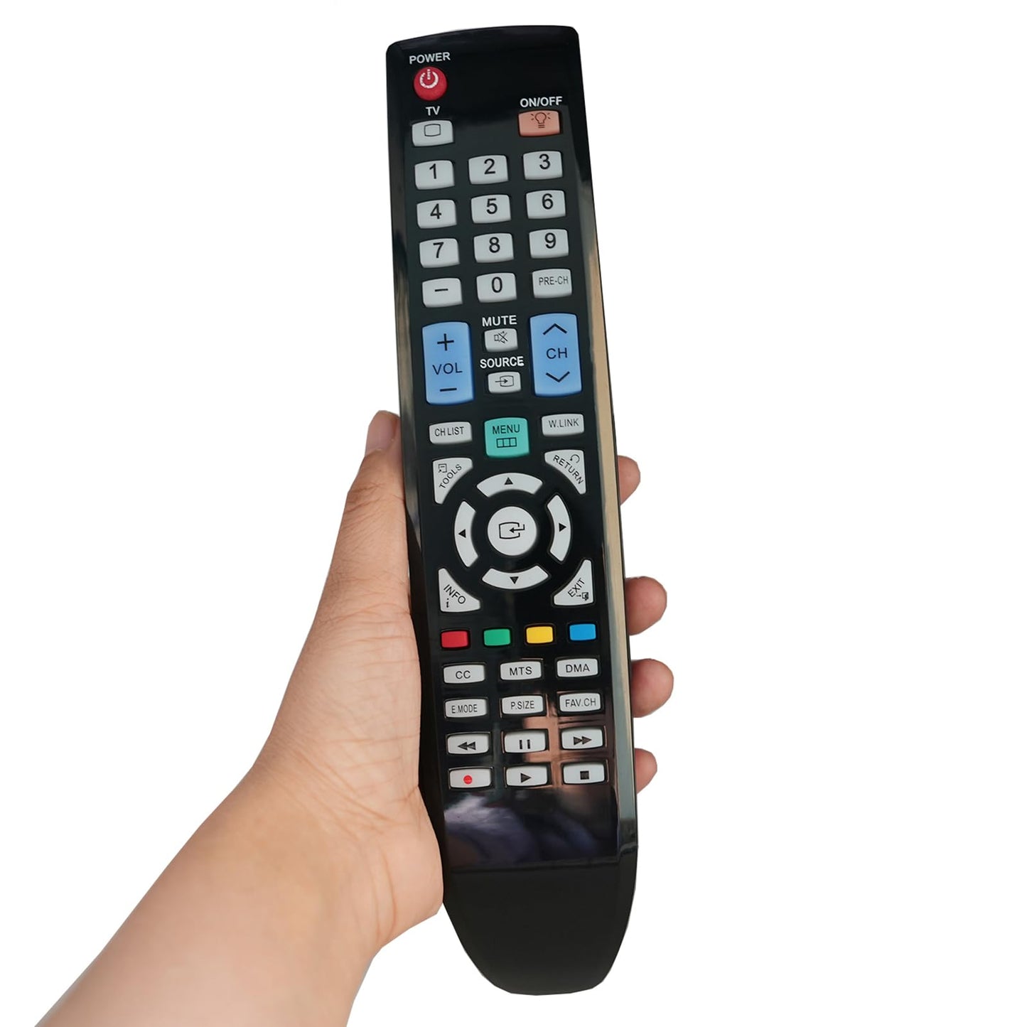 Replaced Remote Control Compatible for Samsung PN63B550T2F LN40B630N1FXZA LN40B530P7F PN50A550S1FXZA LN46B540P8FXZA LN40A550P3FXZX TV