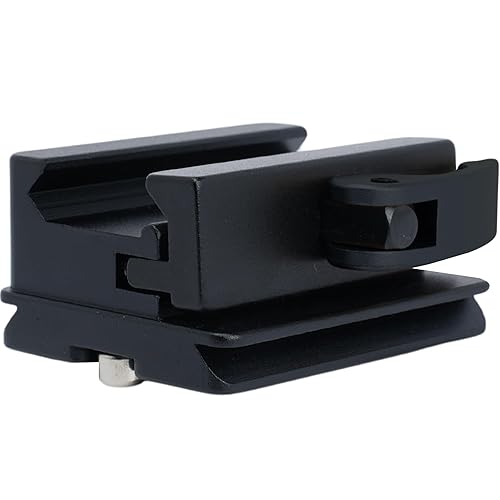 MIGHTY TACTICAL Picatinny Rail Adapter for Arca-Swiss Plate Mount - Tripod Head Arca Clamp Adapter Aluminum - V2 Updated