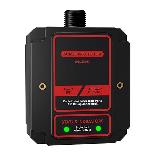 EVOSPD2SUPER Whole House Surge Protector for 108,000 Amps/Phase.2820 Joules (Total).Thermally Protected Metal Oxide Varistors,120/240V