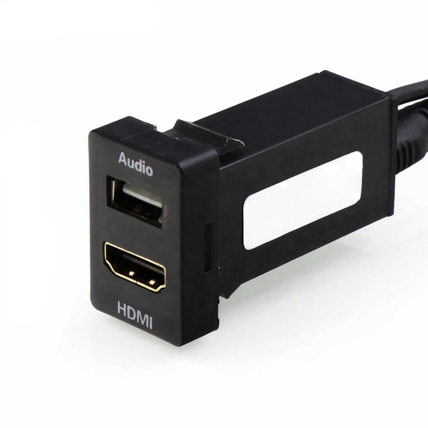 Timloon HDMI Socket Mount Cable +USB Audio Input Audio Relay Use for Toyota?Type A?