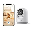 Devo Indoor Security Camera for Home, 2K 360 Pan-Tilt Pet Dog Baby Monitor Camera with Phone App, WiFi Smart Camera Motion Detection, Color Night