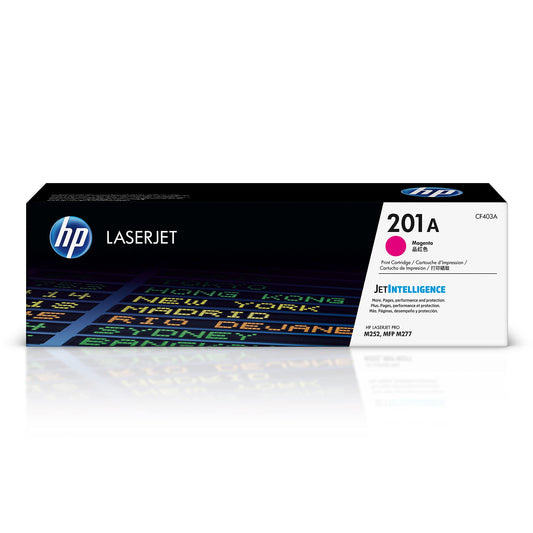 HP 201A Magenta Toner Cartridge Printers | Works with Color LaserJet Pro M252; Color LaserJet Pro MFP M277 Series | CF403A
