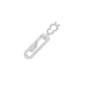 Holiday Lighting Outlet LED All in One Christmas Light Clip, Works on Gutters & Shingles. Pack of 100