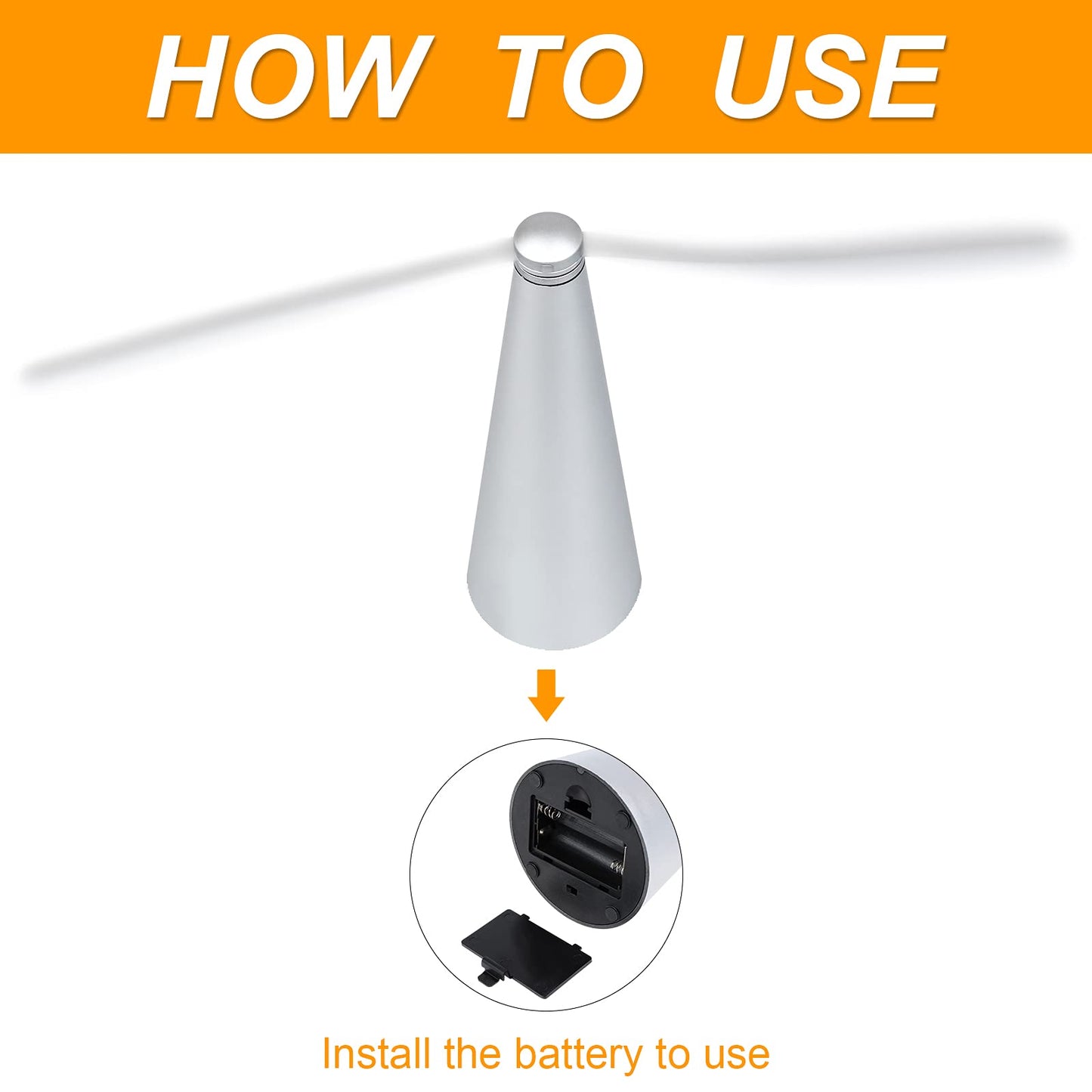 PIOPIAONIU 5 Pcs Table Fly Fans for Indoor and Outdoor Food Fans for Restaurant,Home Party