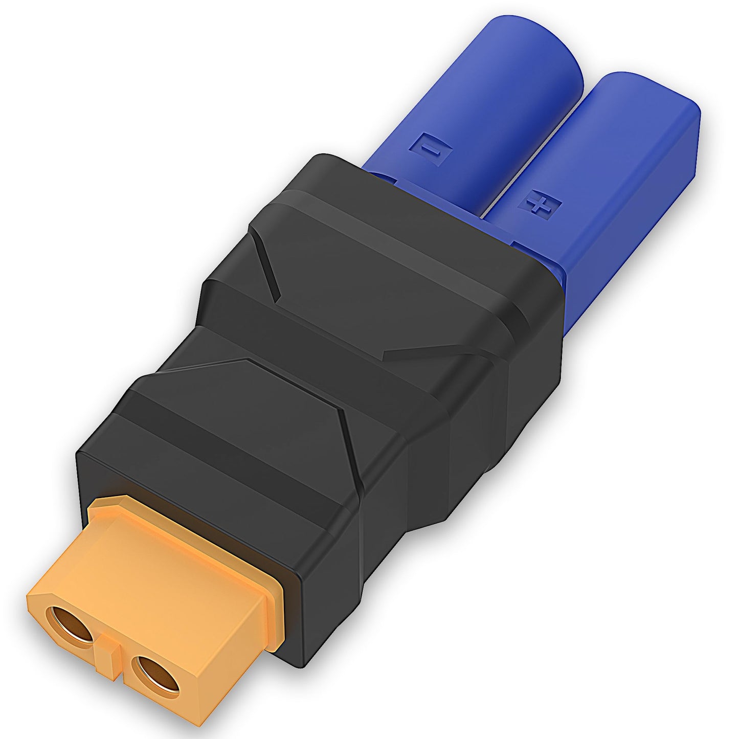 Magiclifee New XT60 Connector EC5, XT60 Female to EC5 Male Connector XT60 Extension Cable Terminal,No Wires Connectors RC Battery Adapter for Battery