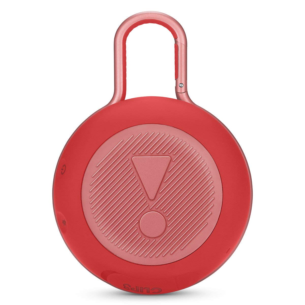 JBL Clip 3 Portable IPX7 Waterproof Wireless Bluetooth - Red (Renewed)