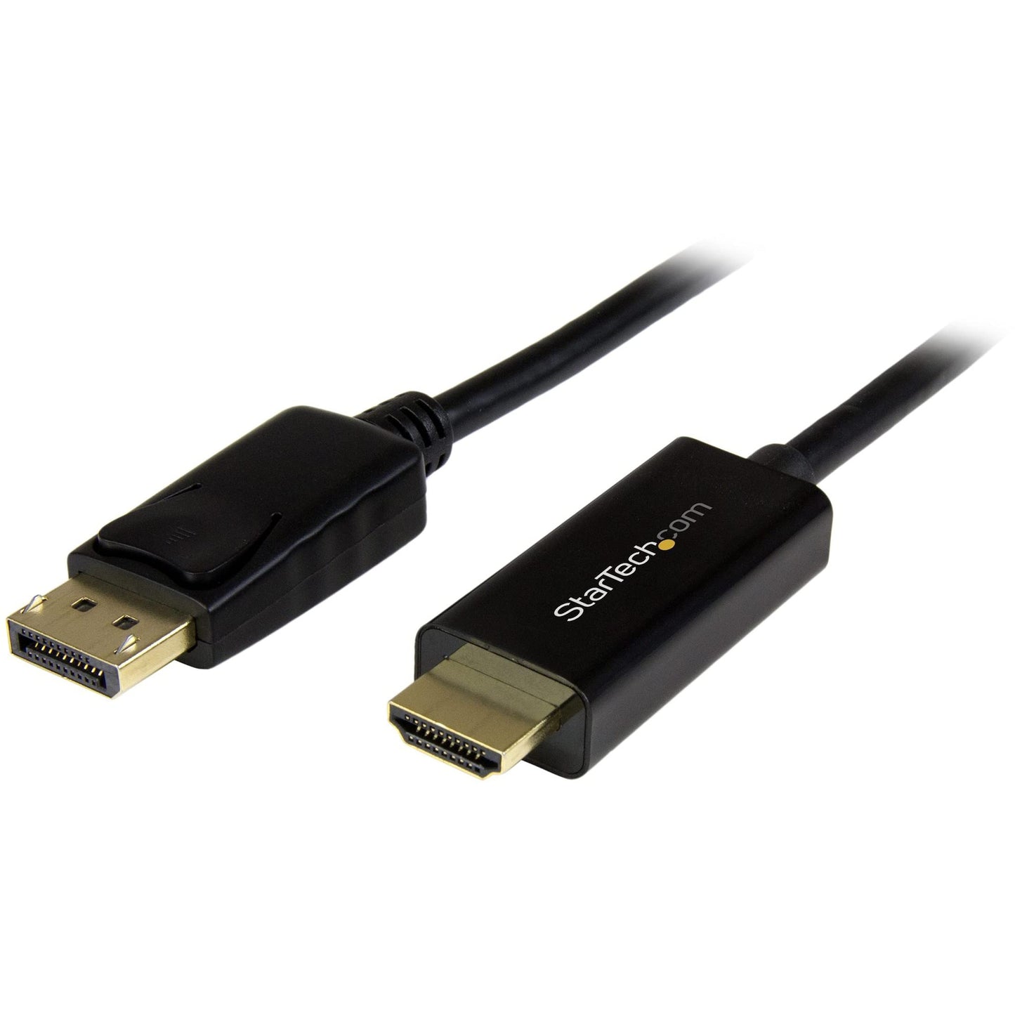 StarTech.com 3ft (1m) DisplayPort to HDMI Cable - 4K 30Hz - DisplayPort to HDMI Adapter Cable - DP 1.2 to HDMI Monitor Cable Converter - Latching DP