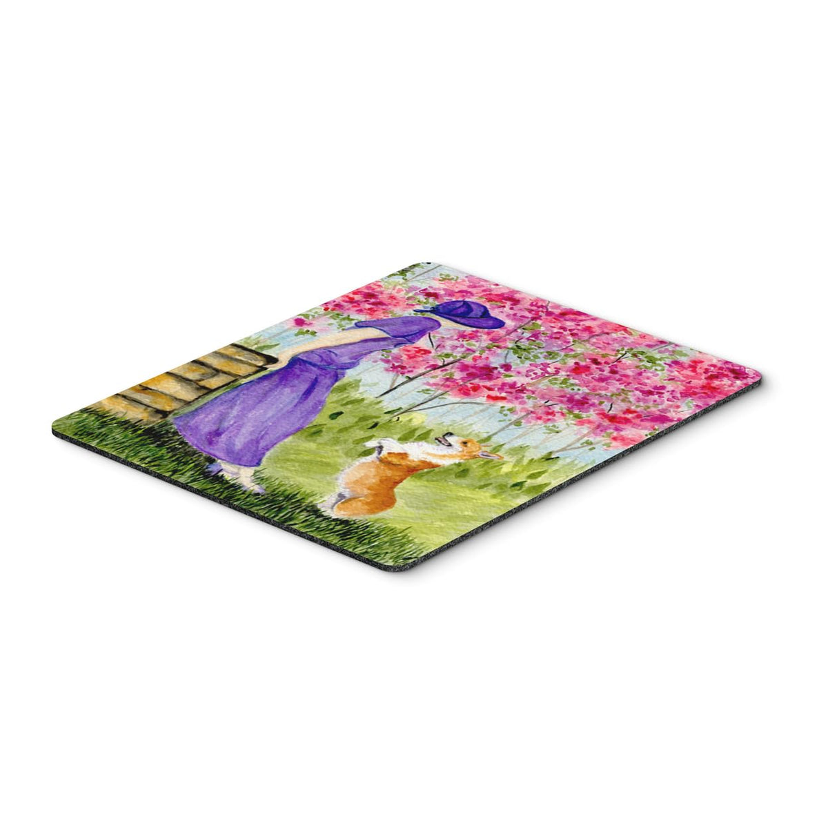 Caroline's Treasures SS8616MP "Corgi Mouse Pad, Hot Pad or Trivet" for Home Office Gaming Working Computers Laptop Mouse Mat,Washable Large Mousepad