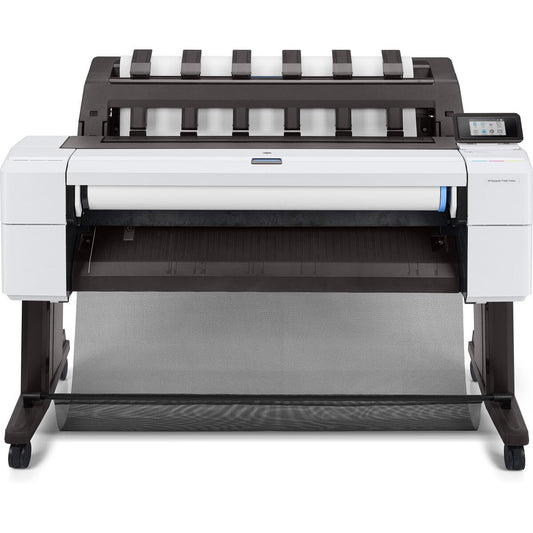 HP 36" Large-Format Printer - Color - Ink-Jet - Roll (36 in x 300 Ft), 36 in x 48 in - 2400 x 1200 Dpi - Up to 3 ppm (Mono)/ Up to 3 ppm (Color)