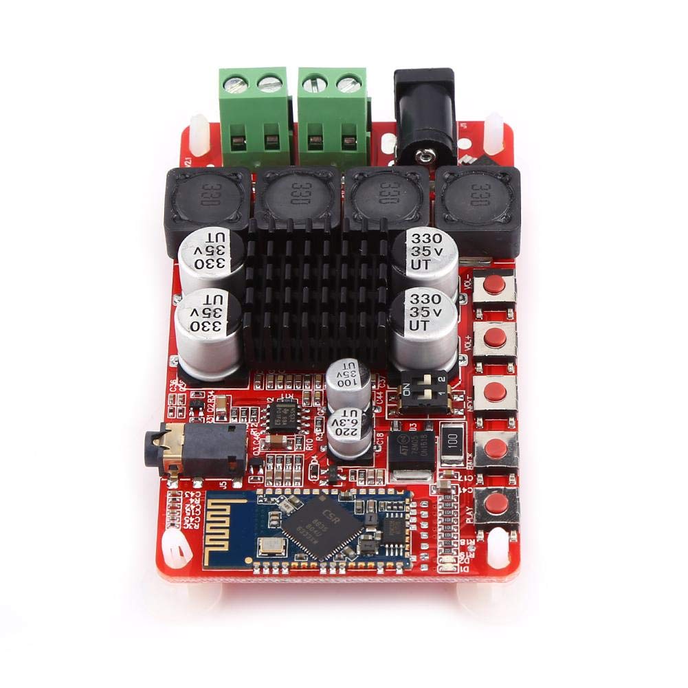Bluetooth Amplifier Board 50W x 2 TDA7492 Chip CSR8635 Stereo Digital Audio Amp Module DC 8-25V for DIY Speakers Home Audio Bass Box