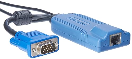 Raritan Dominion KX II KVM Cable (D2CIM-DVUSB) - Blue, Bipolar Transistor Switch, Push Button Actuator, Manual Operation