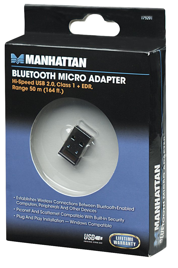 Manhattan 179201 Usb Bluetooth Dongle
