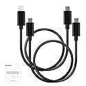 NEEWER 2 Pack OTG Cable Set, USB C to C & USB C to iOS, Male to Male DAC Audio Output Cable Compatible with iPhone iPad Android MacBook Laptop PC…