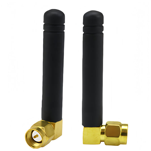 Dual Band WiFi Mini Antenna 3dBi SMA Male Antenna (2-Pack) 2.4GHz 5GHz 5.8GHz Rubber Duck Antenna for Wireless Router Network Card WiFi USB Adapter IP