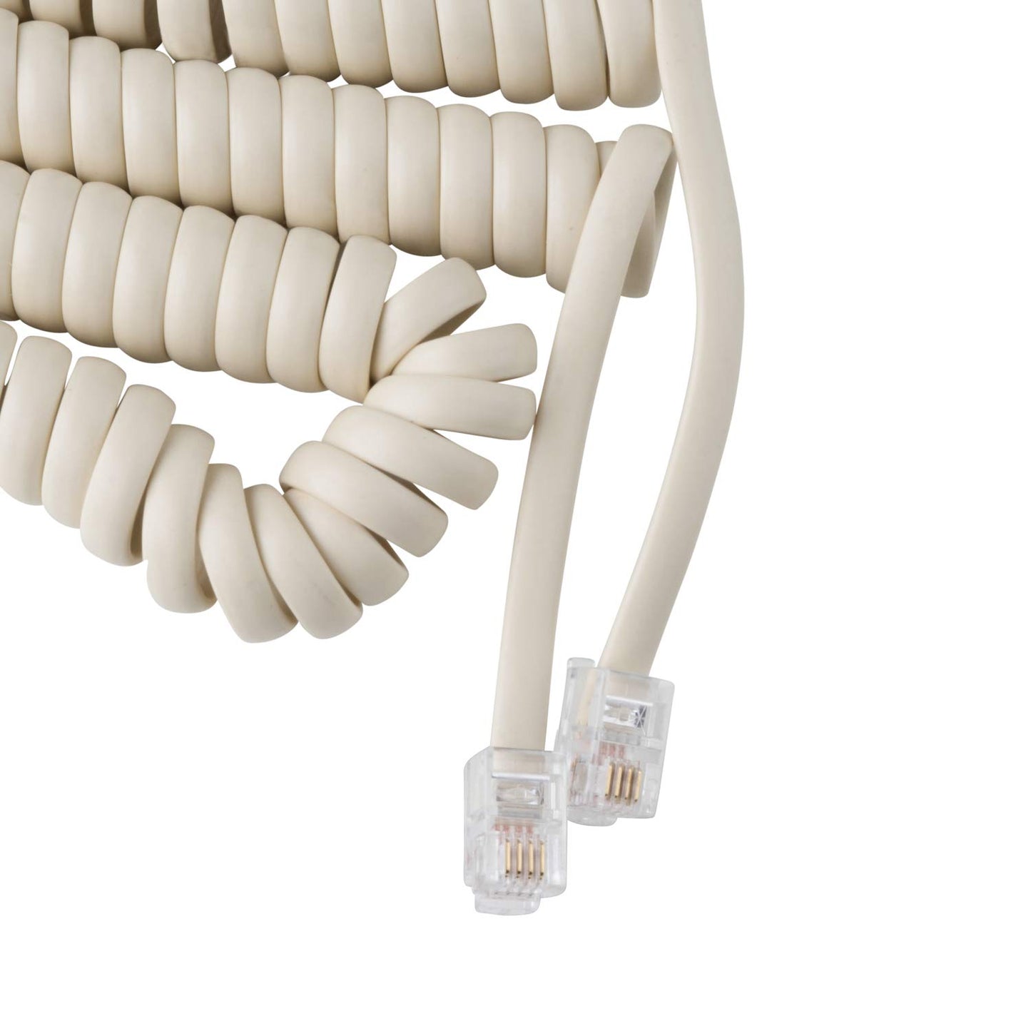 iSoHo Phones: Phone Cord for Landline Phone - Tangle-Free, Handset Curly Telephones Land Line Cord - Easy to Use + Excellent Sound Quality - Telephone