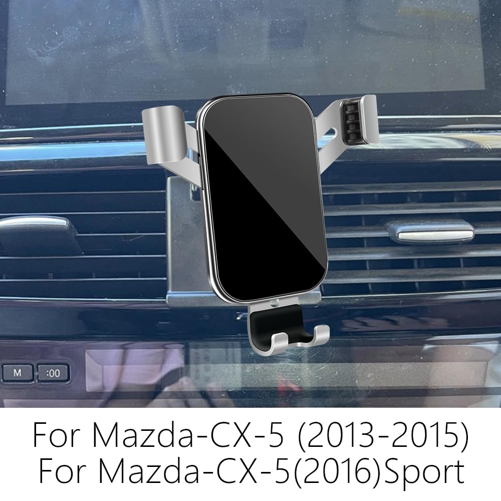 LUNQIN Car Phone Holder for Mazda CX-5 CX5 2013 2014 2015 and Mazda CX-5 2016 Sport Auto Interior Accessories Best Cell Phones Mount Cellphone Mobile