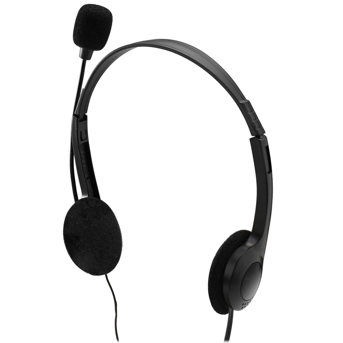 Adesso Xtream H4 - 3.5mm Stereo Headset with Microphone - Noise Cancelling - Wired- 6 ft cable- Lightweight