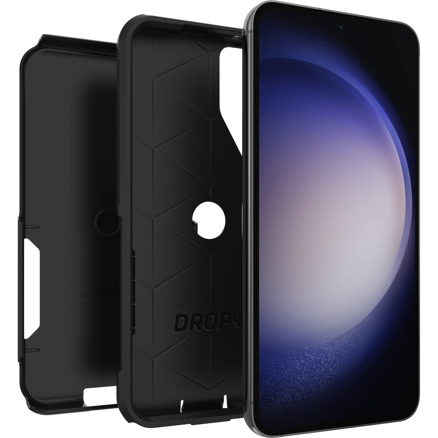 OtterBox Galaxy S23 Plus (Only) - Commuter Series Case - Black, Slim & Tough, Pocket - Friendly - with Port Protection - Non-Retail Packaging