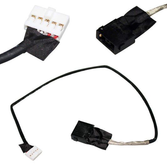 GinTai DC Power Jack with Cable Socket Plug Charging Port Replacement for Lenovo Yoga 500-14IHW 500-15IBD 500-15IHW, 3pcs