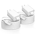 Arlo 2 Pack 10FT Magnetic Charging Cable - Compatible with Arlo Pro 5S 2K, 4, 3, Ultra 2, Ultra, Go 2 Security Cameras - Weather Resistant Connector
