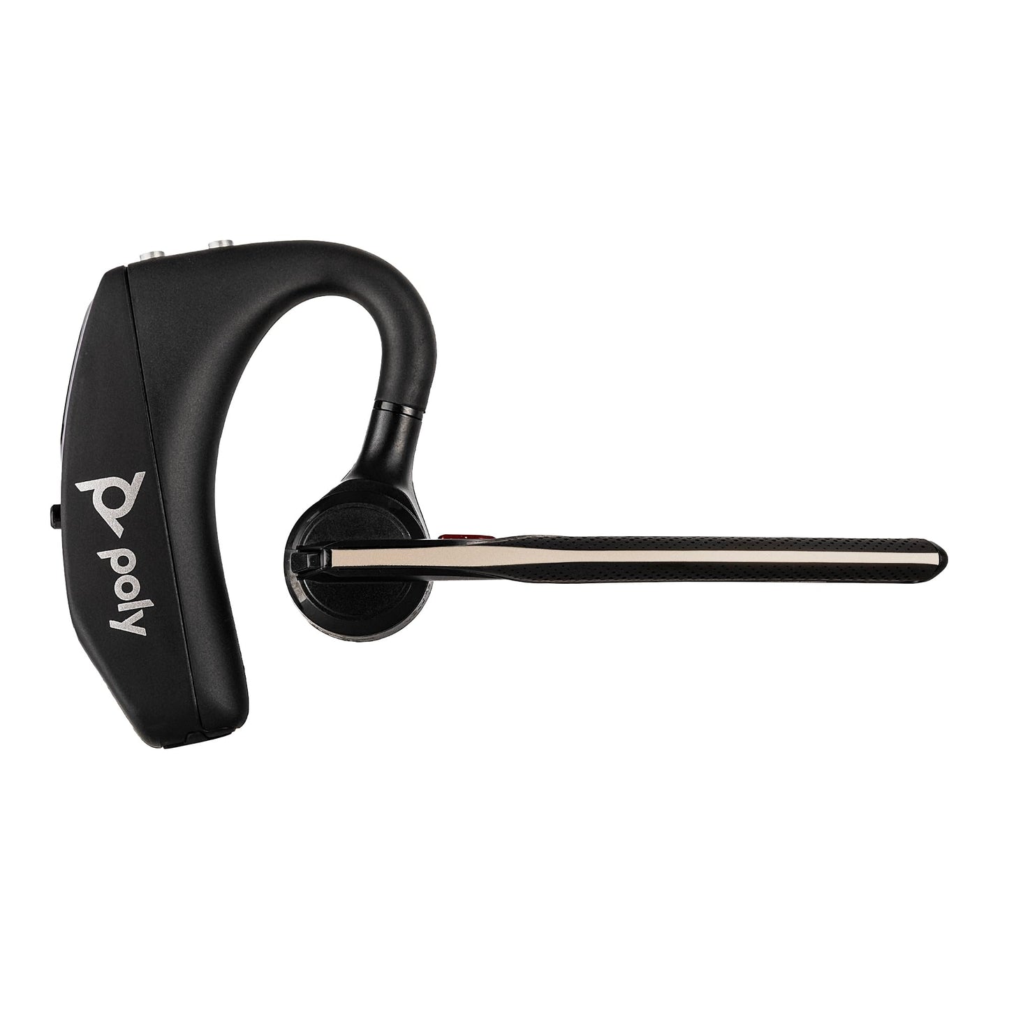 Poly Voyager 5200 Wireless Headset (Plantronics) - Single-Ear Bluetooth Headset w/Noise-Canceling Mic Bundle Including: Goby Labs Mic Cleaner