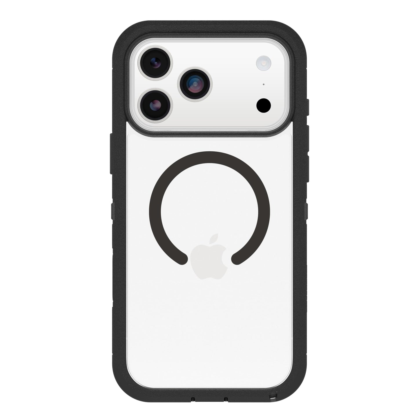 OtterBox iPhone 17 Pro Max Defender Series Pro XT Clear Case - Dark Side - Black - Tough, Rugged & Durable iPhone Case, Snaps on MagSafe