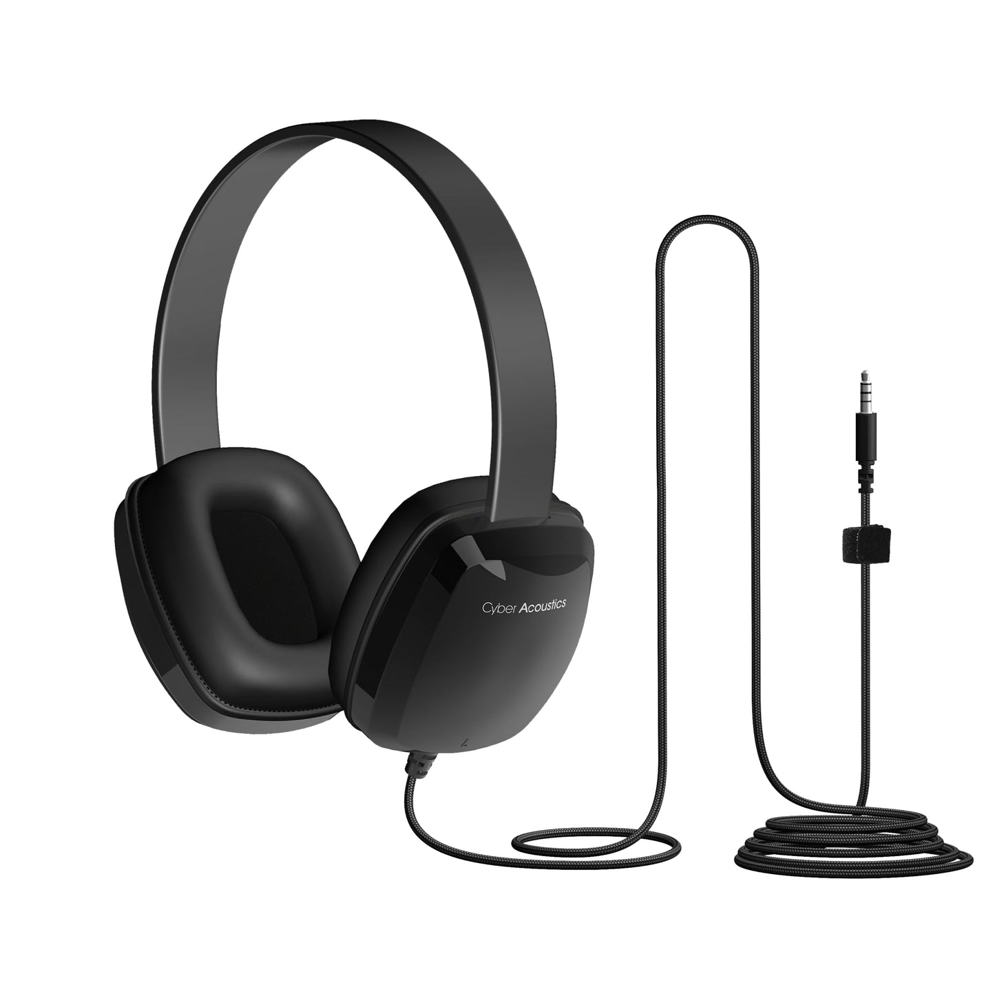 Cyber Acoustics 3.5mm Stereo Headphones for PCs and Other 3.5mm Devices in The Office, Classroom or Home (ACM-6004)
