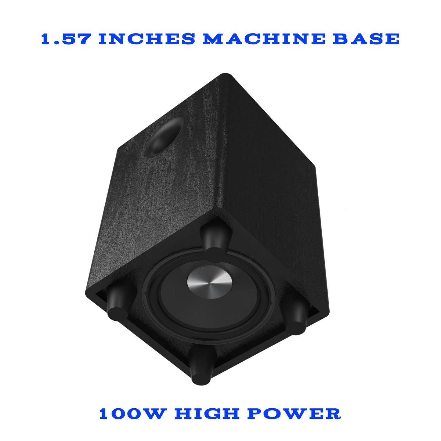 6.5 Inch Passive Subwoofer, 100W Power Heavy Bass Powerful Sound Synthetic Fiber Wood Material, Passive Speaker for Home Theater Party Plug and Play