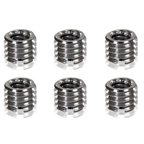 3/8" to 1/4" Tripod Ballhead Reducer Bushing Convert Screw Adapter,1/4" to 3/8" Tripod Ballhead Camera Convert Screw Adapter Mount for Tripod Monopod