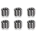 3/8" to 1/4" Tripod Ballhead Reducer Bushing Convert Screw Adapter,1/4" to 3/8" Tripod Ballhead Camera Convert Screw Adapter Mount for Tripod Monopod